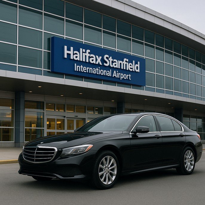 the Halifax Stanfield International Airport terminal entrance